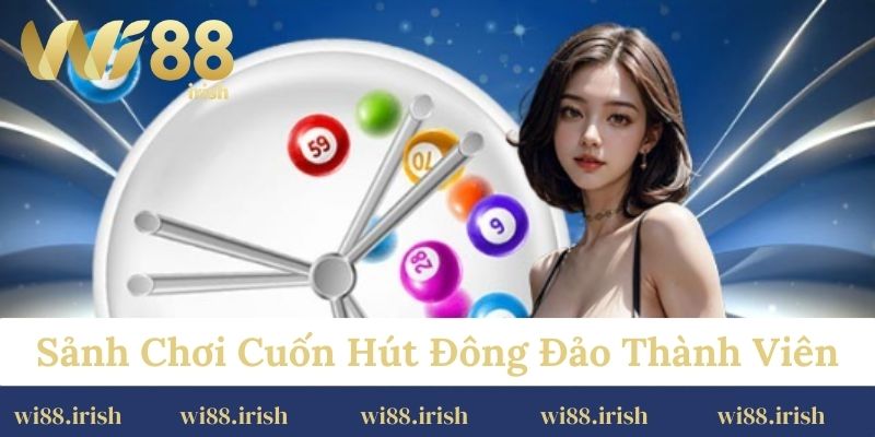 Sảnh chơi cuốn hút đông đảo thành viên